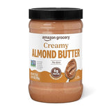 Amazon Grocery, Creamy Almond Butter, 27 Oz