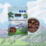 Safe + Fair HuckleBlueberry Granola - Gluten-Free, Dairy-Free & Vegan Breakfast, Snack or Dessert - Allergen-Free, Non-GMO, and No Artificial