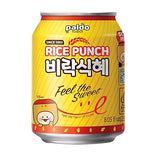 Paldo Fun & Yum Vilac Shikhye Sweet Rice Punch Drink, Pack of 12 Cans, Korean Traditional Sikhye, Malty-Rice Flavored Beverage, Best Dessert Drinks
