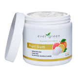 Evergreen Sweets Chewing gum -100 Pieces Jar - Natural Fruit Gum Made with Xylitol and Stevia - Sugar-Free, Aspartame Free and Vegan 3 Pack