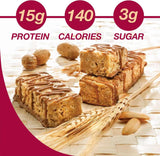 ProtiDIET Peanut Surprise High Protein Bar, No Trans Fat, Nutrient Rich Protein Fiber Bars - High Protein Snacks for Adults - Healthy On-the-Go-Snack