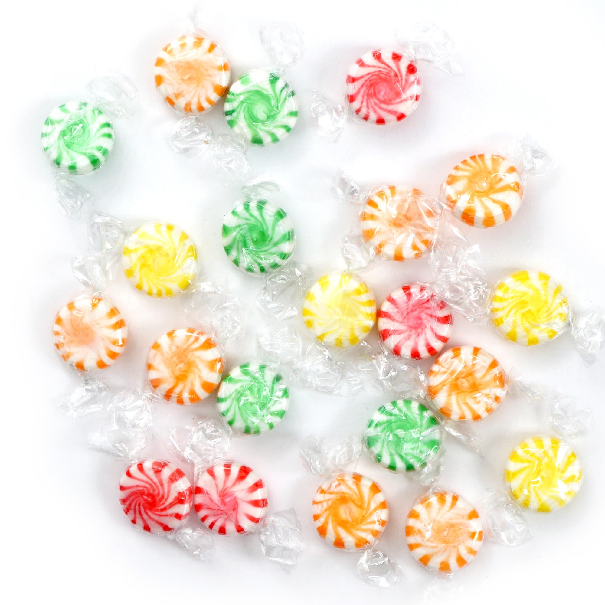Fruity Starlight Hard Candy, 1 Pound Bulk Candy (Approx. 75 pcs.), Individually Wrapped Hard Candy, Fruit Starlights, The Hampton Popcorn & Candy