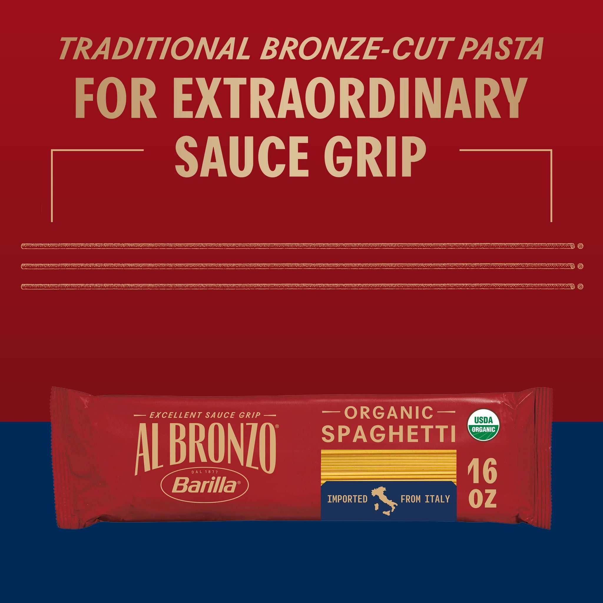 Barilla Al Bronzo Organic Spaghetti, 16 oz