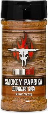 Smokey Paprika Seasoning | Smoked Paprika balanced out with brown sugar, spices, and a hint of natural smoke flavor | Runnin’ Wild Foods, 5.7 ounces
