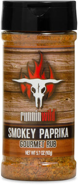 Smokey Paprika Seasoning | Smoked Paprika balanced out with brown sugar, spices, and a hint of natural smoke flavor | Runnin’ Wild Foods, 5.7 ounces