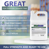 Vital Oxide Disinfectant, Deodorizer, Cleaner, Food-Contact Sanitizer, Virucide - (EPA registration #82972-1) - Kills Mold & Mildew, Eliminates Odors