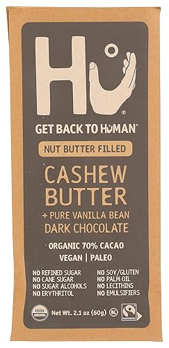Hu Kitchen Organic Cashew Butter Filled Dark Chocolate Bar, 2.1 OZ