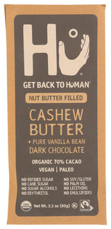 Hu Kitchen Organic Cashew Butter Filled Dark Chocolate Bar, 2.1 OZ