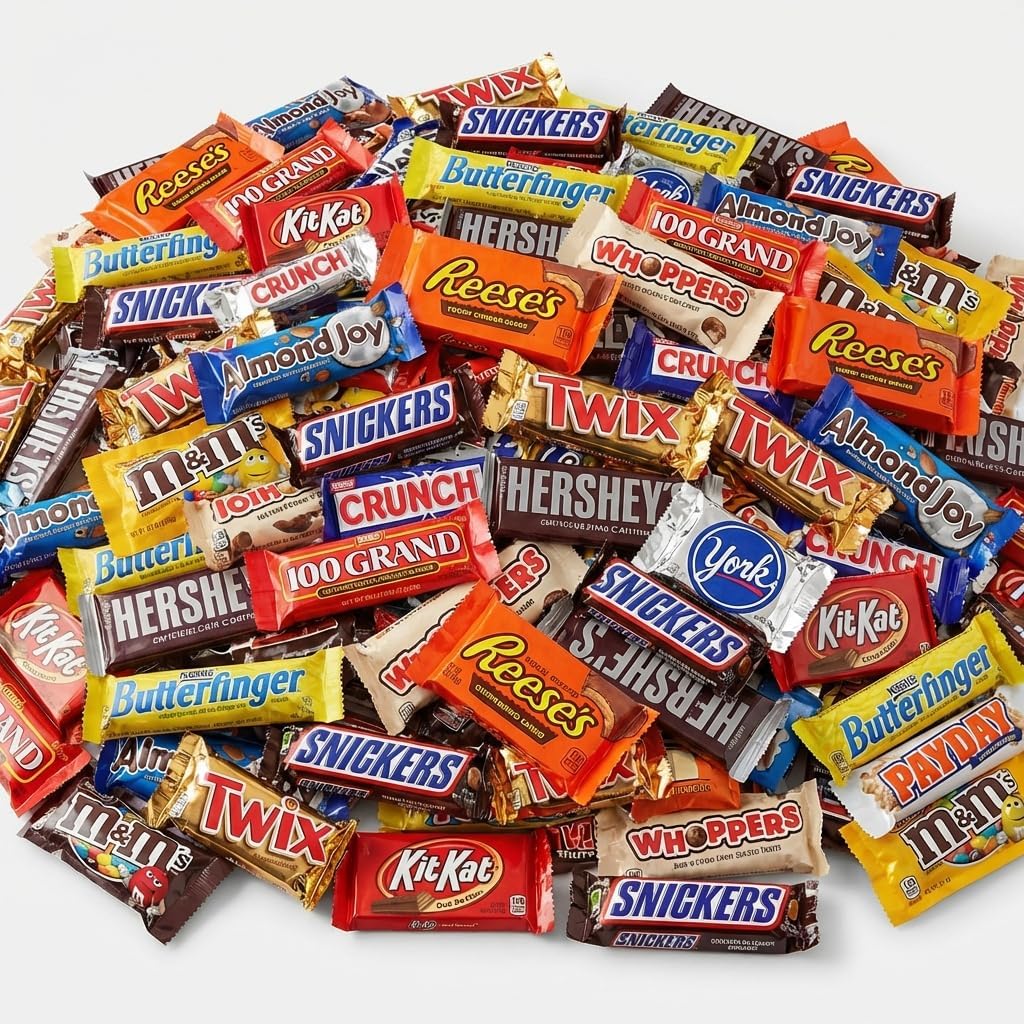 Candyman 12-Pound Bulk Chocolate Candy, Individually Wrapped Variety Pack