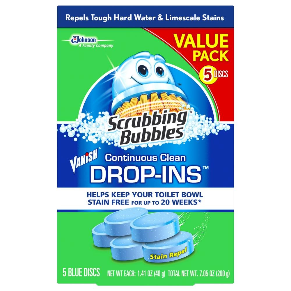 Scrubbing Bubbles 5-Pk Toilet Cleaner Drop Ins (Case/6)