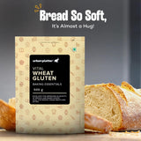 Urban Platter Vital Wheat Gluten | 17.64 Oz (500g) | Natural Plant-Based Protein | Dough Improver for Soft, Chewy & Fluffy Bakes | High-Protein Flour