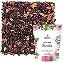 Tealyra - Grandma's Garden - Fruit Blend - Hibiscus and Berries Based Herbal Loose Leaf Tea - Vitamins Rich - Caffeine-Free - Hot or Iced Tea - 110g