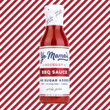 Yo Mama's Foods Keto Hickory BBQ Sauce - (Pack of 3) - Vegan, No Sugar Added, Low Carb, Low Sodium, Gluten Free, Paleo, and Made with Whole Non-GMO