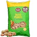Wellsley Farms Salted Roasted Peanuts In Shell, USA Grown Whole, Non-GMO, Gluten-Free, Vegan, Cholesterol-Free, Shell-Cracking Snack for Game Day, BBQ