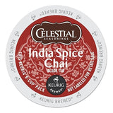 Celestial Seasonings India Spice Chai, K-Cup Portion Pack for Keurig K-Cup Brewers, 24-Count