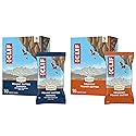 CLIF BAR - Energy Protein Bars - Crunchy Peanut Butter and Peanut Butter Banana with Dark Chocolate - Variety Pack - Made with Organic Oats - Energy