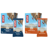 CLIF BAR - Energy Protein Bars - Crunchy Peanut Butter and Peanut Butter Banana with Dark Chocolate - Variety Pack - Made with Organic Oats - Energy