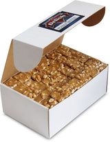 Gourmet Peanut Brittle by It's Delish, 6 LBS Bulk Box - Old Fashion Style Peanut Brittle in Square Cut Pieces - Sweet & Crunchy Candy in Bulk Great
