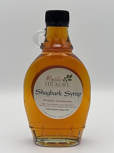 Turkeywoods Farm Shagbark Hickory Syrup, 8 Fl Oz (Pack of 1)