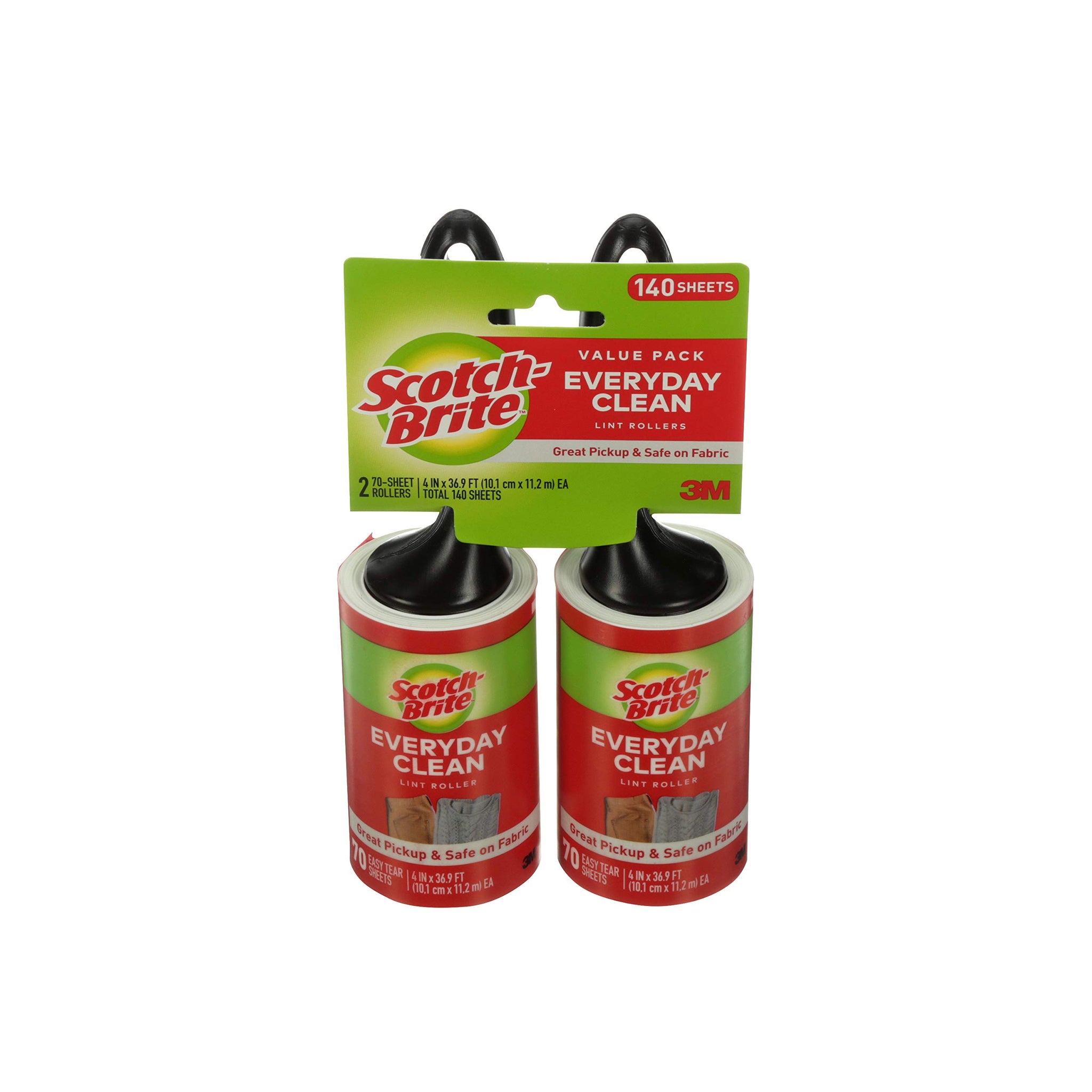Scotch-Brite Twin Pack Lint Roller, 12 Rollers