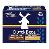 Dutch Bros® Medium and Dark Roast Coffee Variety Pack, 60 Count, Single Serve Coffee Pods for Keurig K-Cup Brewers