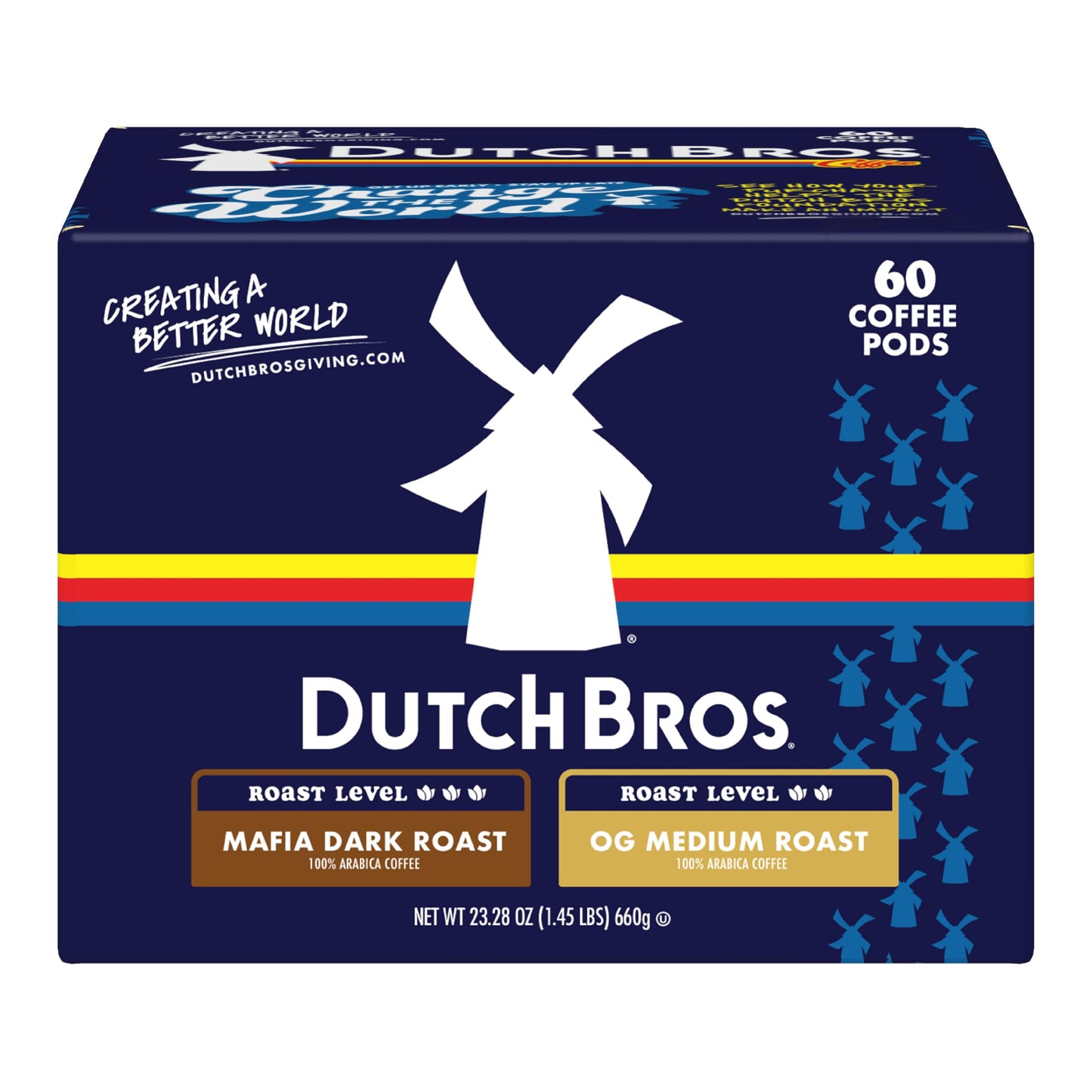 Dutch Bros® Medium and Dark Roast Coffee Variety Pack, 60 Count, Single Serve Coffee Pods for Keurig K-Cup Brewers