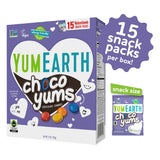YumEarth Valentine's Choco Yums, 15 Individually Wrapped Snack Packs, Allergy Friendly, Gluten Free, Non-GMO, Vegan, No Artificial Dyes (7.5 Ounce