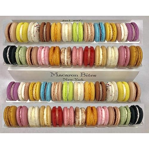 Macaron - Box of 48 Assorted Flavors, French Macarons, Gourmet Cookie Gift Box, Macaroon