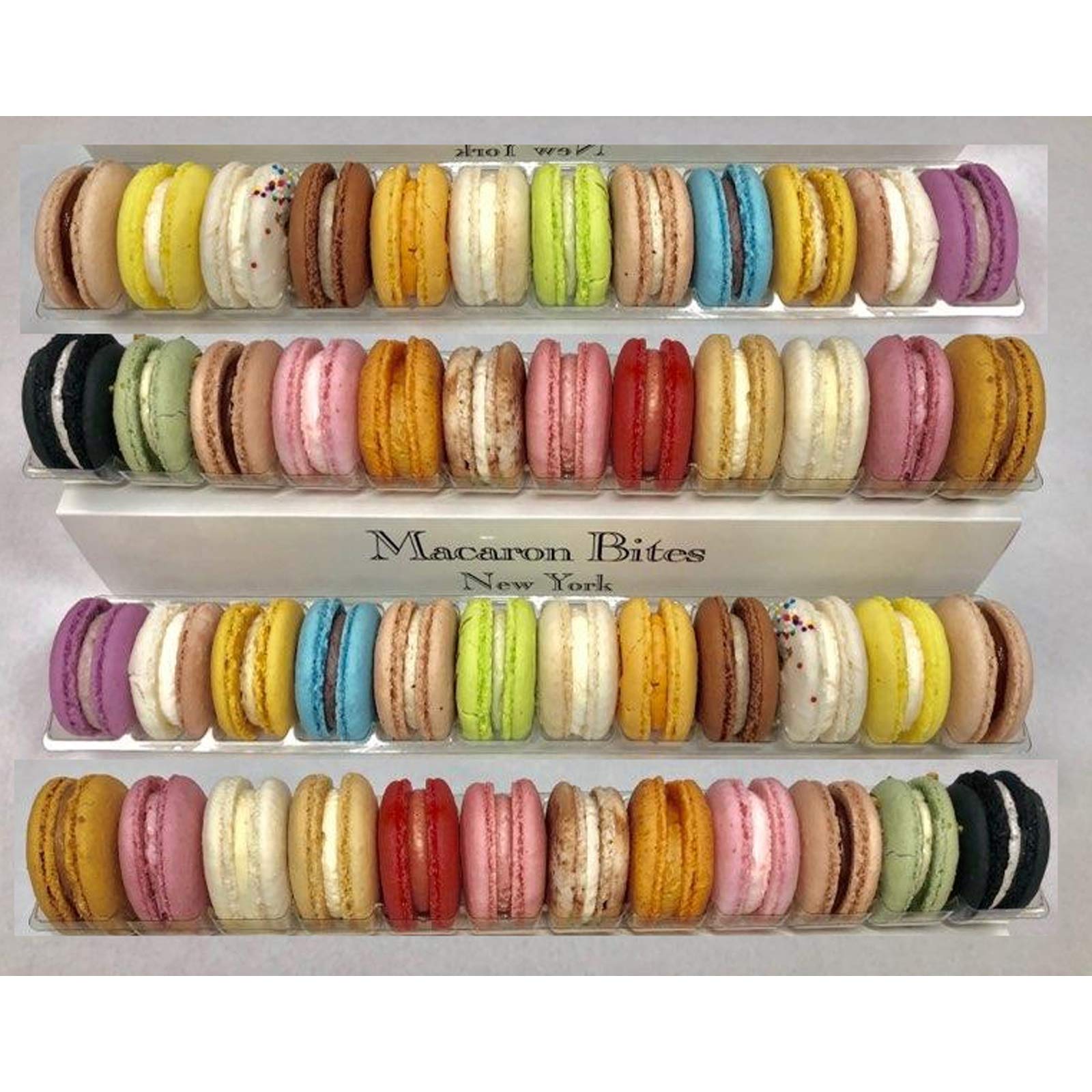 Macaron - Box of 48 Assorted Flavors, French Macarons, Gourmet Cookie Gift Box, Macaroon