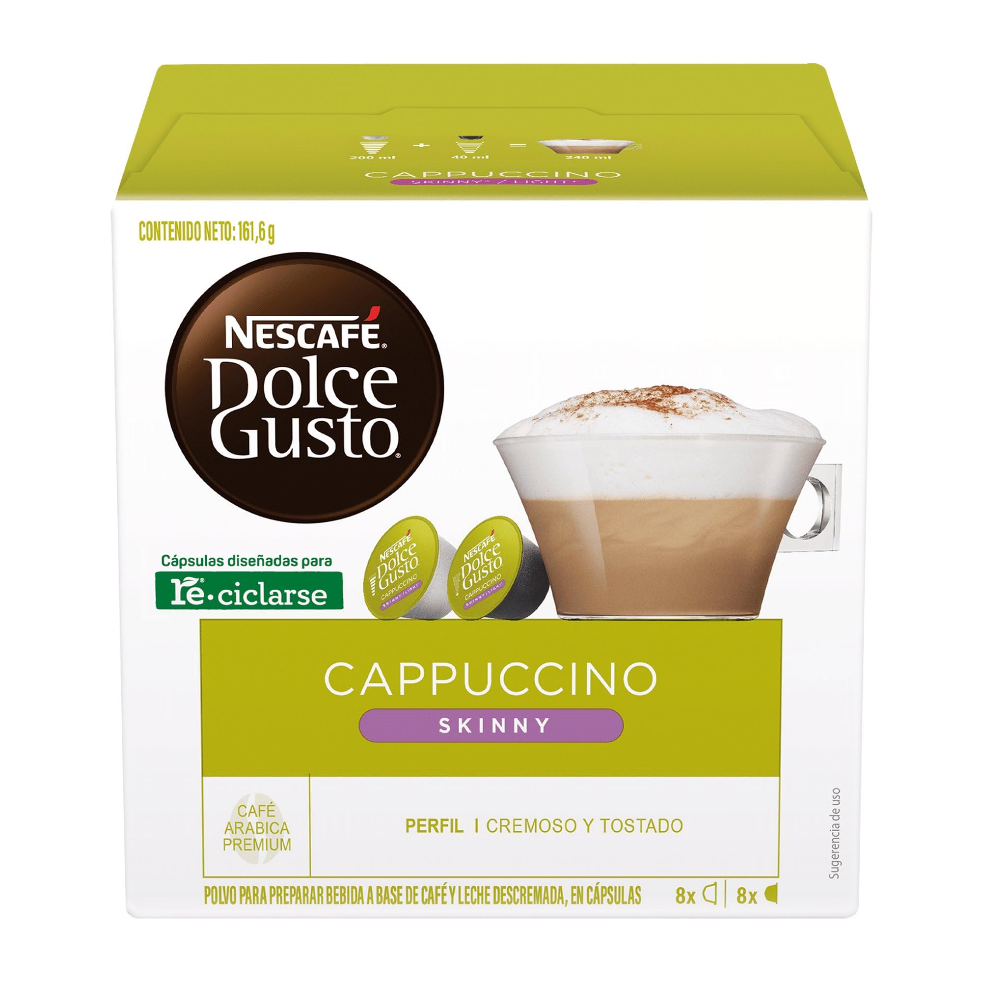 Nestle Nescafe Dolce Gusto Skinny Cappuccino Coffee (NES27370)