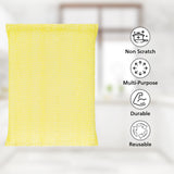 DecorRack 8 Multipurpose Scouring Pads, Non-Scratch Cleaning Sponge for Kitchen, Bathroom, Pots, Pans, and Dishes (8 Pack)