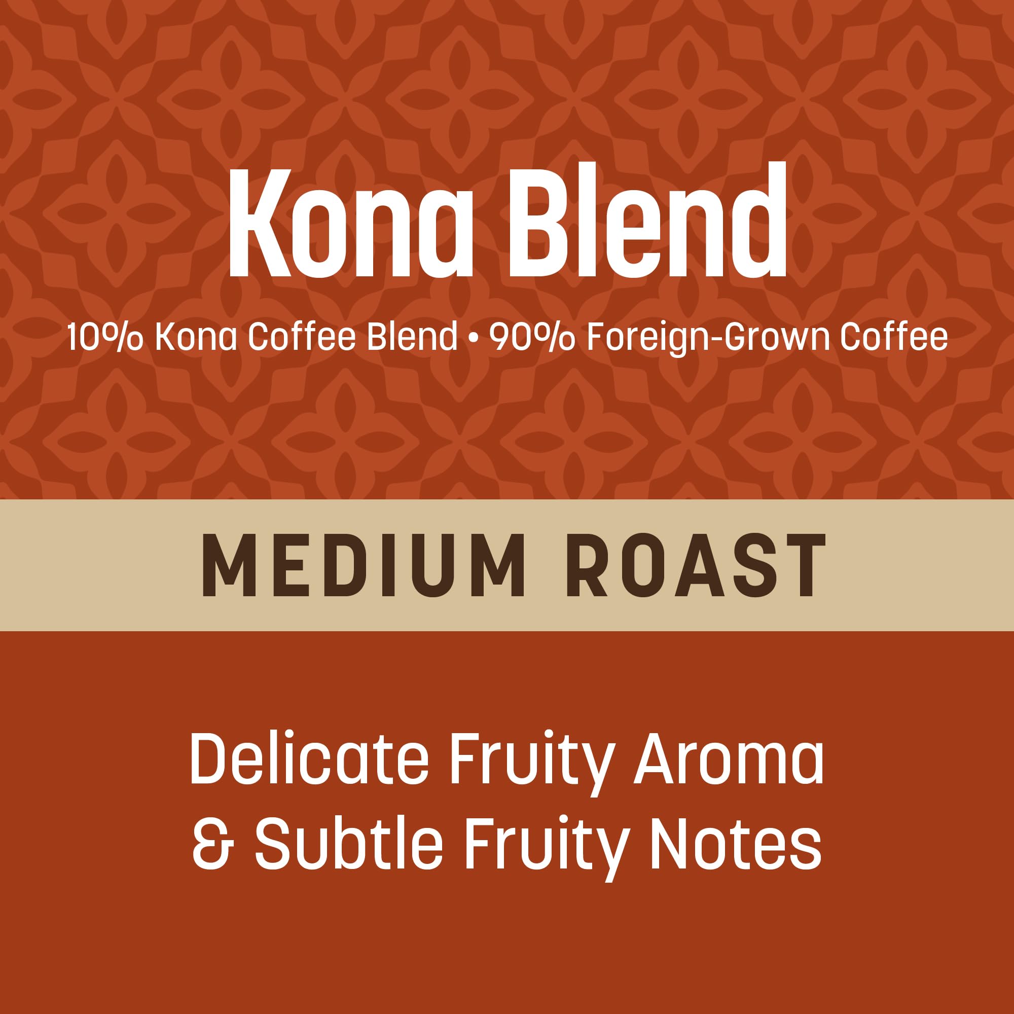 Don Francisco's Kona Blend Coffee Pods, 100 Count, Medium Roast, Compatible with Keurig Brewers