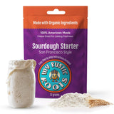 MY RUSTIC ROOTS San Francisco Sourdough Starter Culture - All Natural & Organic Sourdough Bread Starter - Beginner Friendly - Perfect for Baking