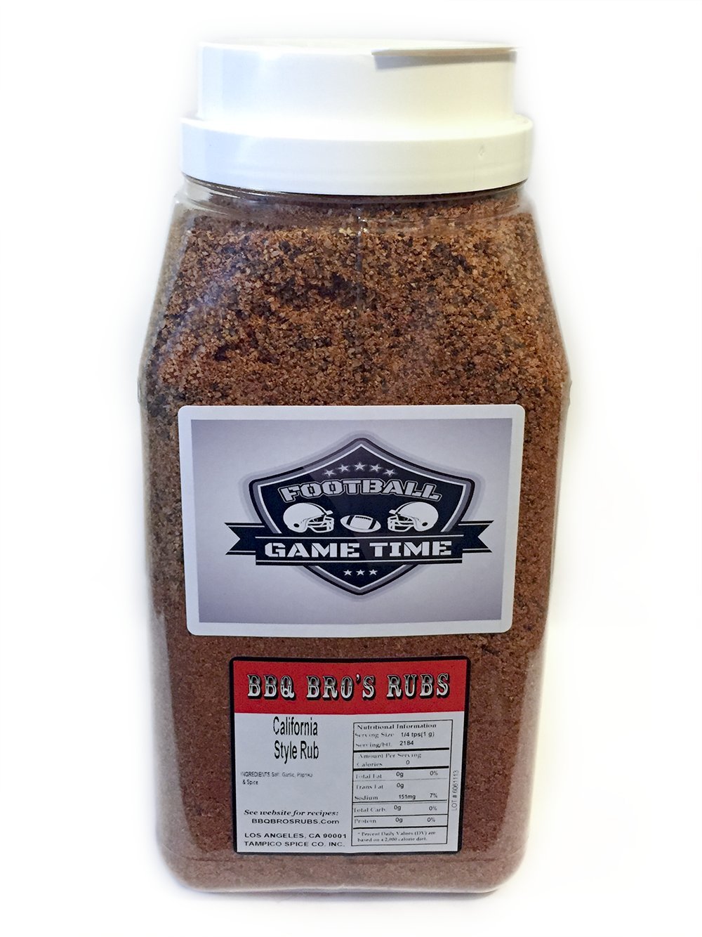 BBQ BROS RUBS - California Style 5 LBS - Barbecue Seasonings - BBQ Spices - Dry Rub- Handcrafted BBQ Rubs for Grilling, Cooking & Smoking - Use as