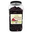 Dried Hibiscus Flower 1.5 lb | Flor De Jamaica & Dried Sorrel | Tea, Jamaican Sorrel Drink, Herbal Beverages | Resealable USA Packed Container |