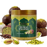 Dubai Chocolate Filling by Dubayy, Viral Pistachio Chocolate Spread with Kataifi Crisp, Luxury Dessert Dip for Waffles, Pancakes, Bread, Desserts