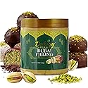 Dubai Chocolate Filling by Dubayy, Viral Pistachio Chocolate Spread with Kataifi Crisp, Luxury Dessert Dip for Waffles, Pancakes, Bread, Desserts