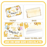Bumble Bee Mini Chocolate Bar Wrappers, Oh Babee Candy Bar Labels, Bee First Birthday Stickers for Chocolate, Bee Themed Gender Reveal/Pregnancy