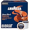 Lavazza House Blend Perfetto, Single-Serve Keurig K-Cup Pods, Medium Roast Coffee, 88-Count Box (4 Packs of 22)