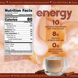 Perk Energy Drink Mix (Horchata) 10 Stick Packs - Caffeinated Healthy Coffee Alternative with Protein, 100mg of Caffeine, Gluten-Free, Soy-Free