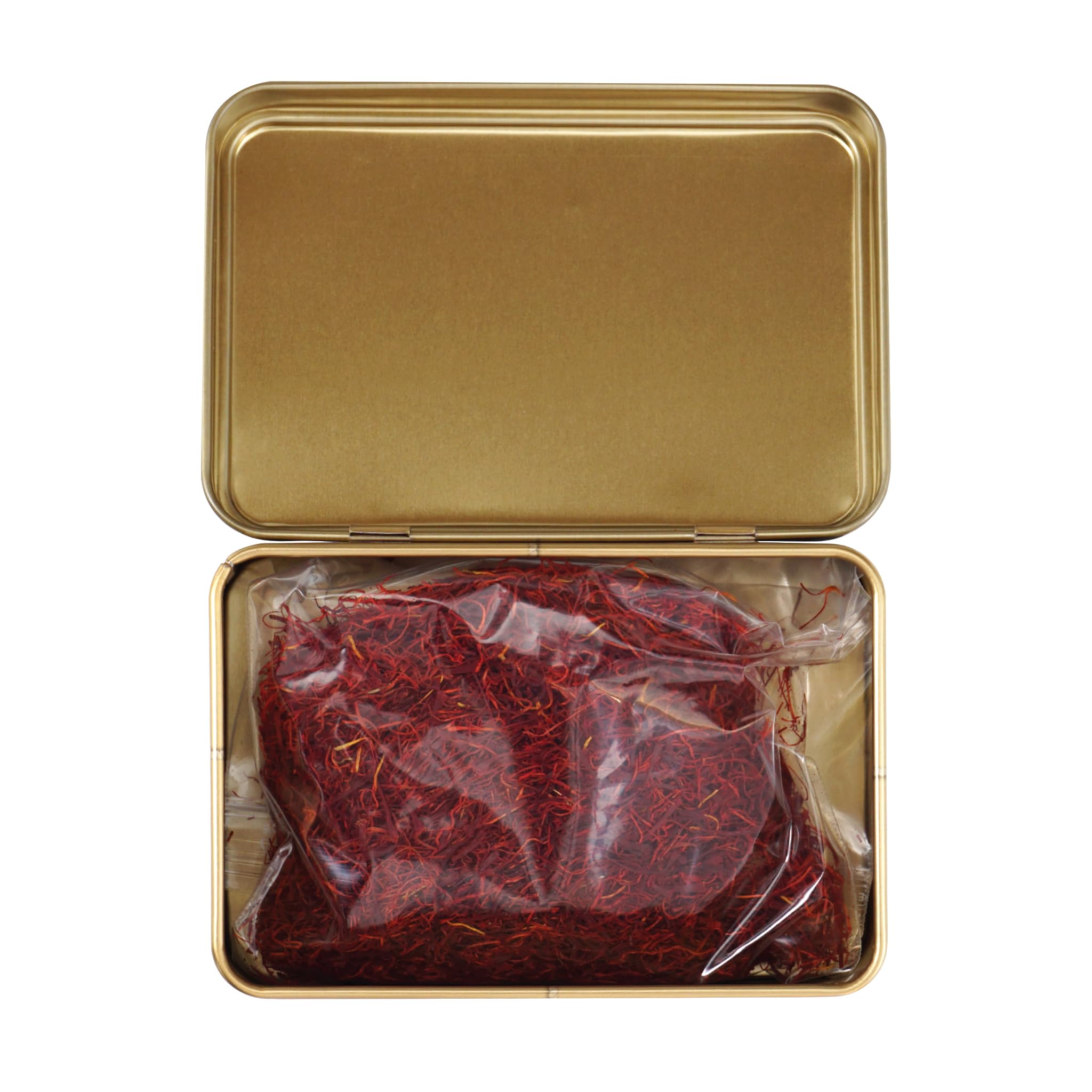 Premium Spanish Saffron Threads, 1 Ounce Tin Pure Red Spanish Saffron Spice, Hampton Distribution