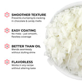 Paramount Crystals for Candy Melts & Chocolate - Edible Wax Flakes for Thinning Candy Coating, Dipping, and Fondue - Smooth Melting Aid for Cake Pops & Baking (4 ounce Bag)