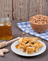 Old Fashioned Peanut Squares by Nuts to You | Peanut Crunch with Delightful Crunch & All Natural Ingredients | Sweet Snack Honey Taste (1 Pound)