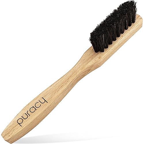 Puracy Laundry Stain Remover Brush for Tough, Deep, and Aged Clothing Stains, with Vegan Bristles for Safe and Effective Stain and Odor Elimination
