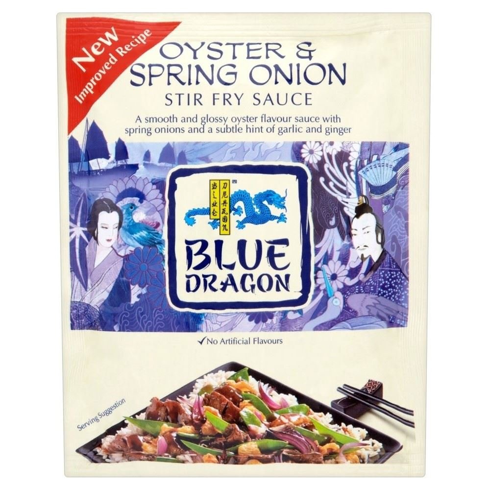 Blue Dragon Stir Fry Sauce - Oyster & Spring Onion (120g) - Pack of 2
