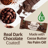 Nugo Organic Double Dark Chocolate, 10g Vegan Protein, Gluten Free, 24 count