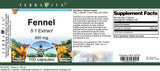Fennel 5:1-450 mg (100 Capsules, ZIN: 520102)