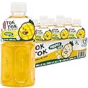 Pocas Toktok Pineapple Juice 12-Pack - Made with Real Fruit & Chewy Nata De Coco, 8 Oz Each
