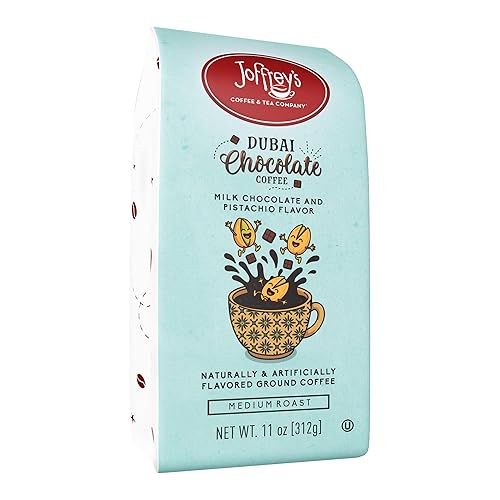 Joffrey’s Coffee - Dubai Chocolate Coffee | Milk Chocolate & Toasted Pistachio (Ground, 11 oz)