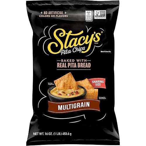 Stacy’s Pita Chips, Multigrain, No Artificial Colors or Flavors, 16 oz Bag